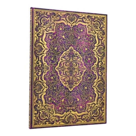 2026 Picaresque Grande 12 month Vertical Hardcover Flexi Dayplanner 2026 (Elastic Band Closure)