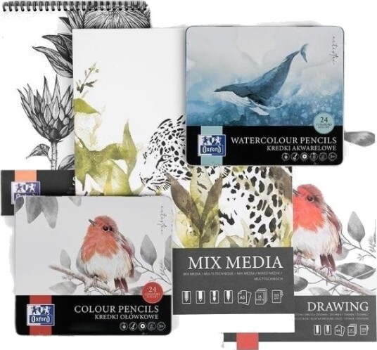 Mixmedia Pad Oxfart Glu A4 25S 225G