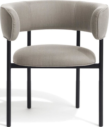 Møbel Copenhagen Font Spisebordsstol med Armlene Trio 0205/Svart Understell Møbel Copenhagen Font Spisebordsstol med Armlene Trio 0205/Svart Understell