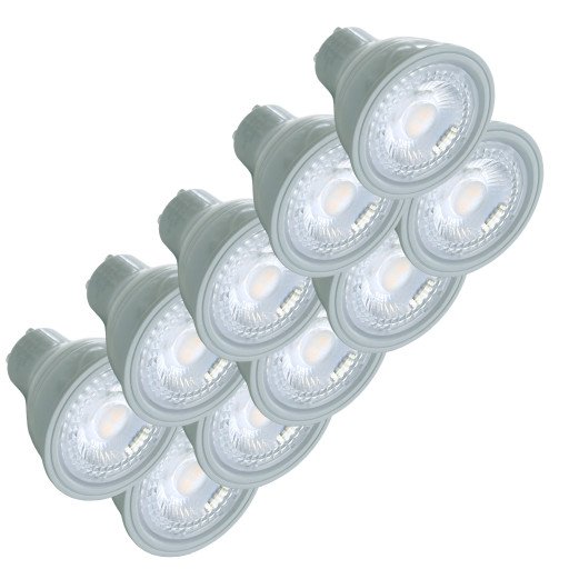 Nordtronic LED lyskilder, GU10, 2700K, 10-pakk Nordtronic LED lyskilder, GU10, 2700K, 10-pakk