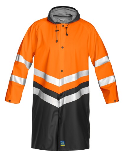 ProJob 6403 Regnjakke En Iso 20471 Kl 3 Orange/Black XS