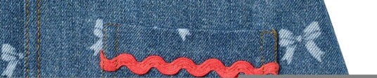 Flöss Spencer Eva Denim Blue Bow Flöss 5 år 110 Kjole Blå