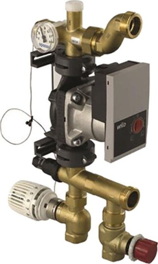 Uponor Fluvia T Push-23-B-W Shuntgruppe, Varme