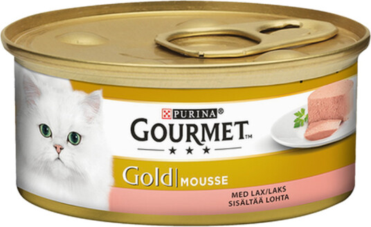 Purina Gourmet Gold Laksemousse 85 g Kattemat