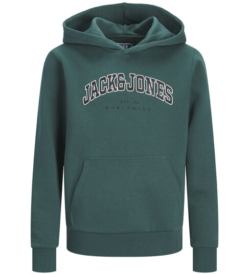 Jack & Jones Jjecaleb Varsity Sweat Hood Noos Jnr Green 164