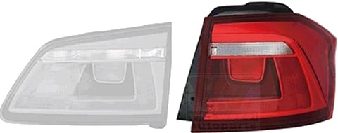 VAN WEZEL 5769926 Baklykt
