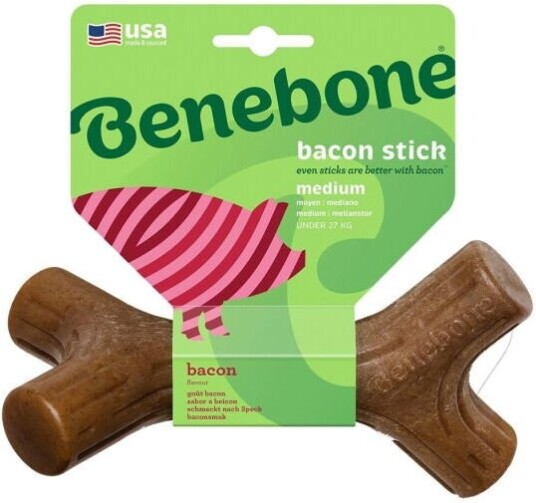 Benebone Tyggepinne I Nylon Baconsmak (M)