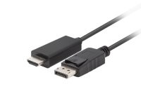 KABEL DISPLAYPORT(M) V1.1 ->HDMI(M) 1,8M CZARNY LANBERG
