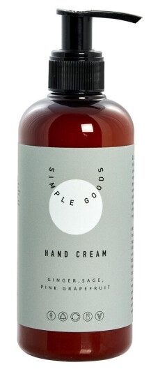Simple Goods - Grapefruit håndkrem 250 ml pumpeflaske lys blå