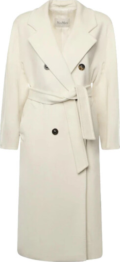 Max Mara Dame Frakker Hvit S,