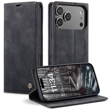Caseme iPhone 17 Pro 013 Series Lommebok deksel   Svart