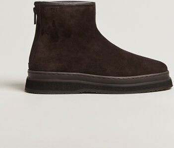 GANT Blistown Shearling Suede Curling Boot Espresso Brown
