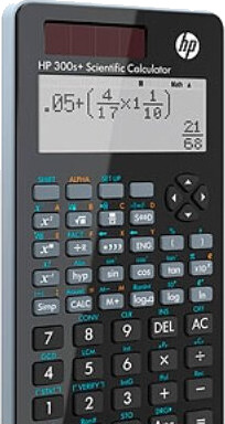 Hp 300S+ Scientific Calculator - 31 X 96 Mm - 5 Minutter - 112 G - 77,2 Mm (3,04 ") - 79 X 15 X 153 Mm - Batteri: 1 Lr44, Solcelle På Forsiden Av Enheten (Nw277aa/B1s)