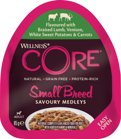 Dog Adult Savoury Medleys Small Breed Lamb Venison Sweet Potatoes & Carrots Wet 12 X 85 G Hund Hundefôr Våtfôr Core Petfood