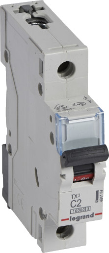 Legrand 10 stk TX³ MCB automatsikring C2 1P 1M 10/10kA