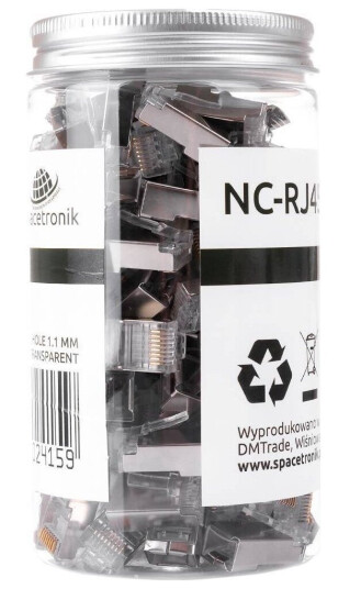 Spacetronik Rj45 Plugg Kat. 6 Ftp Nc-Rj456ft-11 100Stk Spacetronik