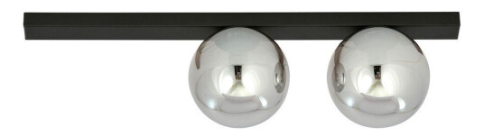 Fit 2 Sort/Grafitt taklampe Ø14 cm E14 230V uten lyskilde