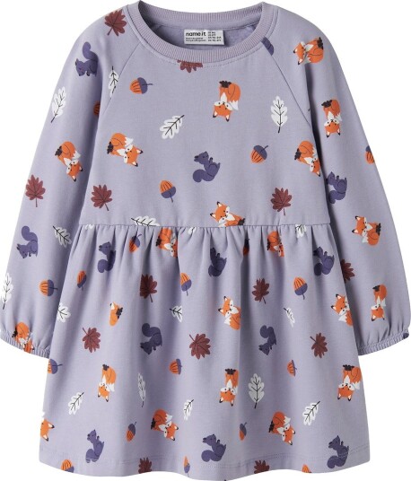 Name It Kjole NmfVolta Arvestykke Lilac/Forest Name It 2 år (92) Kjole Lilla