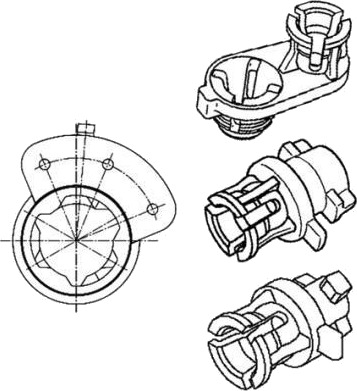 HELLA 8HG 183 586-001 Holder, justering lyslengde HELLA 8HG 183 586-001 Holder, justering lyslengde