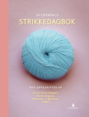 Gyldendals strikkedagbok Innbundet Pent brukt bok