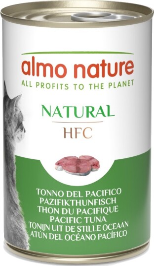 Almo Nature Hfc Våtfôr Natural Tunfisk Fra Stillehavet 12 X 140 G