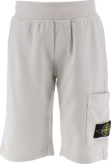 Stone Island Shorts Pearl Grey Stone Island 8 år 128 Shorts Grå
