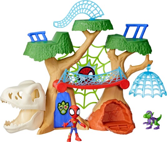 Spidey og hans fantastiske venner Dino-Webs Lekesett med dinosaurfigurer