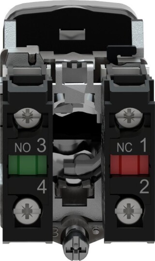 Schneider Electric Trykknapp XB4BL73415 Rød, Grønn, 1Sl+1Br