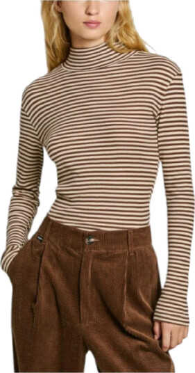 Pepe Jeans Dame Topper Brun XS,