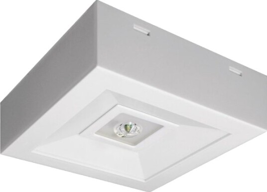 Awex Nødlysarmatur Lovato N Eco Led 3W 315Lm Opt. Kledning/Kanal 1H Enfunksjon Hvit Lvnc/3W/Ese/At/Wh