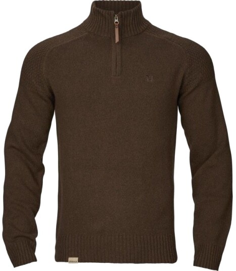 Härkila M"s Vincent Merino Half Zip Pullover Demitasse Brown Demitasse Brown 3XL
