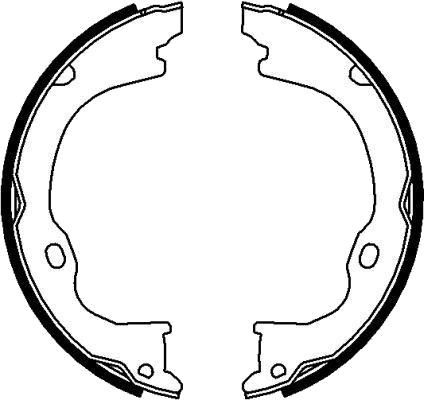Bremseskosett håndbrems PAGID H1739N