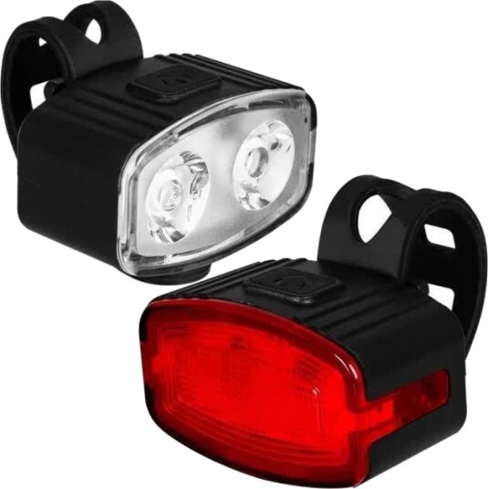Led Sykkellys Usb-C Vayox Va0155 Foran Og Bak 200 Lumens Led Sykkellys Usb-C Vayox Va0155 Foran Og Bak 200 Lumens