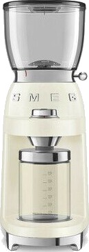 Smeg 50's Style kaffekvern med resirkulert materiale Créme hvit