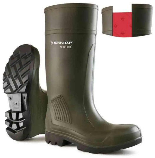 Dunlop Vernestøvel Purofort® S5 Mann Str. 48 Grønn Par