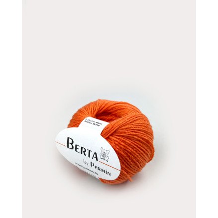 Permin Berta Garn 55 Mørk Oransje
