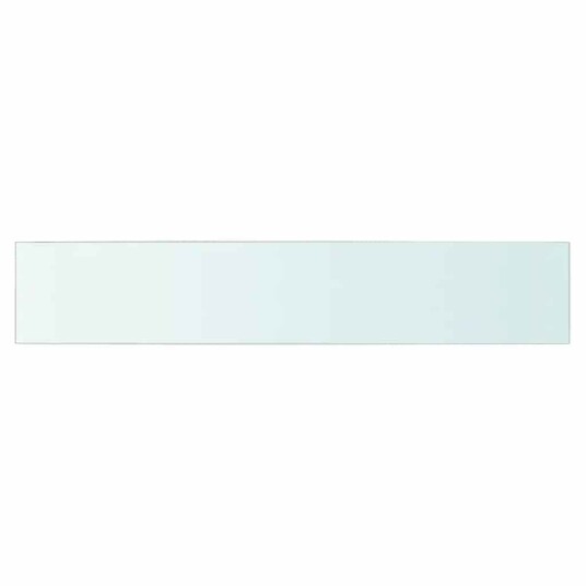 vidaXL Hyllepaneler 2 stk klart glass 80x15 cm vidaXL Hyllepaneler 2 stk klart glass 80x15 cm