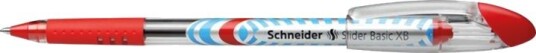 Schneider Slider - Kulepenn - Rød - 1.4 Mm - Ekstra Bred