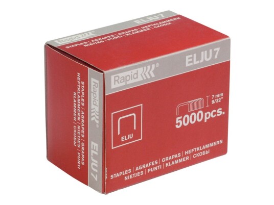 Rapid Elju 5 Stifter Galvanisert Stål Pakke Av 5000 For P/N: 31061107 Rapid Elju 5 Stifter Galvanisert Stål Pakke Av 5000 For P/N: 31061107