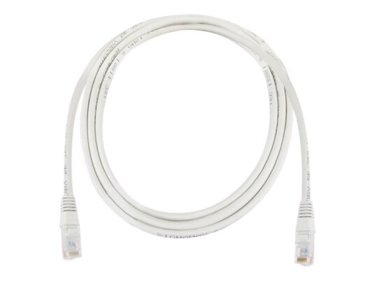 Emos - Koblingskabel - Rj-45 (Hann) Til Rj-45 (Hann) - 5 M - Utp - Cat 5E - Med Støvel - Grå