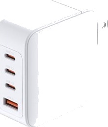 D-Link DCP-101 100W GaN Strømadapter med 4 Utganger (3 x USB-C, USB-A) - PD 3.0, QC 4.0 D-Link DCP-101 100W GaN Strømadapter med 4 Utganger (3 x USB-C, USB-A) - PD 3.0, QC 4.0