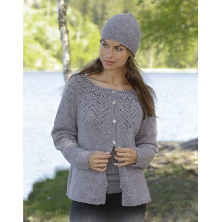 Â AgnesÂ by DROPS Design Lue Strikkeoppskrift str S L
