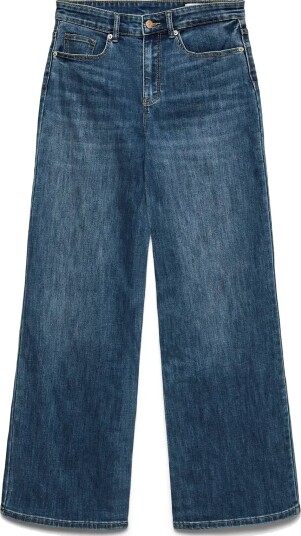 Vero Moda Vmolivia Stretch Hr Wide Jns Li3182 Noos Blue M x 30