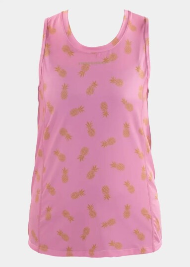 Swedemount Gym Singlet Jr Pink Golden Pineapple 150 Topper