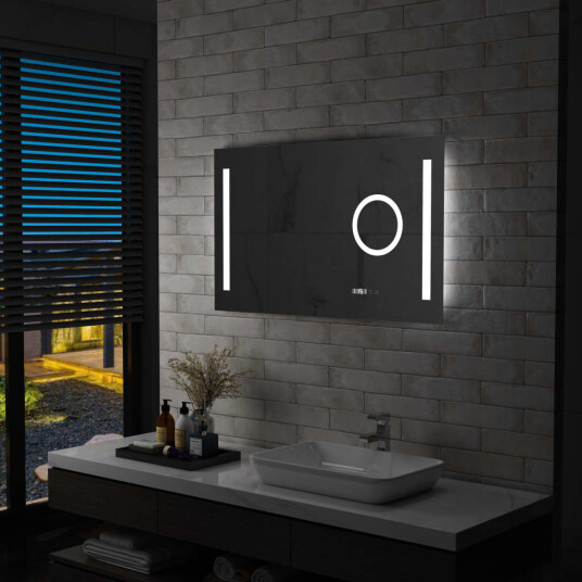 vidaXL LED-veggspeil til bad med berøringssensor 100x60 cm vidaXL LED-veggspeil til bad med berøringssensor 100x60 cm