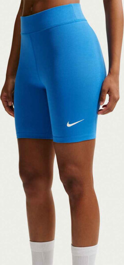 Nike Classic High Rise 8" Shorts Blå L