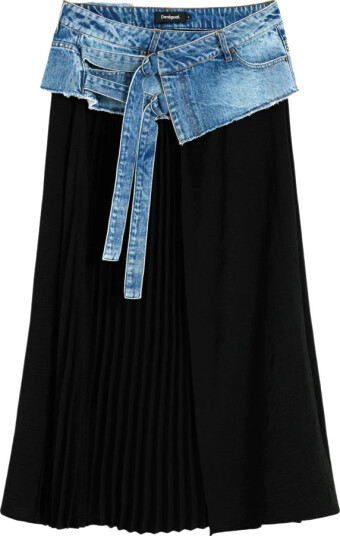 Desigual Dame Skjørt Svart L,