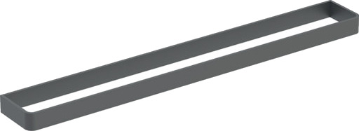 GEBERIT håndkletørker 422x49x19mm for servantskap aluminium pulverlakkert