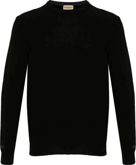 Woolrich Herre Strikkevarer Svart S, Woolrich Herre Strikkevarer Svart S,