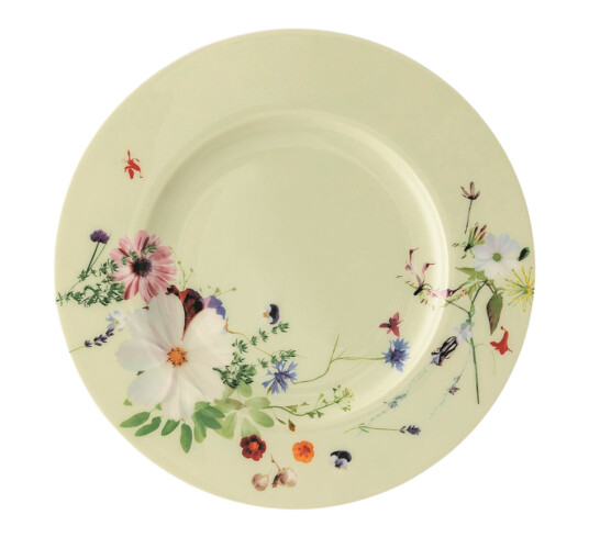 Rosenthal Grand Air asjett med fane 19 cm grønn